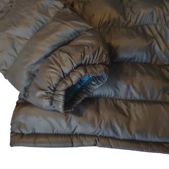 Size 12 Black Padded Hooded Coat Quilted - Picture 2 of 12